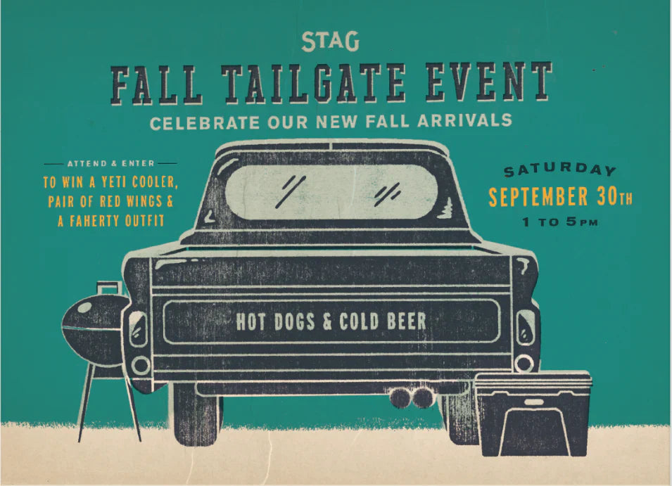 Fall Tailgate Event & Yeti + Red Wing + Faherty Giveaway