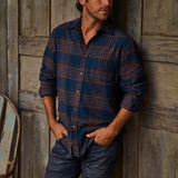 Bossa Shirt - Blue - Portuguese Flannel - STAG Provisions - Tops - L/S Woven - Plaid