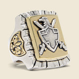 Coat of Arms Souvenir Ring - Silver/Brass - LHN Jewelry - STAG Provisions - Accessories - Rings
