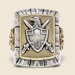 Coat of Arms Souvenir Ring - Silver/Brass - LHN Jewelry - STAG Provisions - Accessories - Rings