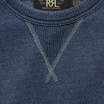 French Terry Sweatshirt - Washed Indigo - RRL - STAG Provisions - Tops - Fleece / Sweatshirt