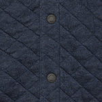 Epic Quilted Fleece CPO - Navy Melange - Faherty - STAG Provisions - Outerwear - Shirt Jacket