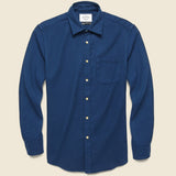 Flannel Teca Shirt - Blue - Portuguese Flannel - STAG Provisions - Tops - L/S Woven - Solid