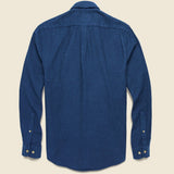 Flannel Teca Shirt - Blue - Portuguese Flannel - STAG Provisions - Tops - L/S Woven - Solid