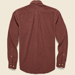 Corduroy Lobo Shirt - Bordeaux - Portuguese Flannel - STAG Provisions - Tops - L/S Woven - Corduroy