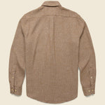 Pied Poule Shirt - Brown - Portuguese Flannel - STAG Provisions - Tops - L/S Woven - Other Pattern