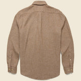 Pied Poule Shirt - Brown - Portuguese Flannel - STAG Provisions - Tops - L/S Woven - Other Pattern