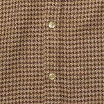 Pied Poule Shirt - Brown - Portuguese Flannel - STAG Provisions - Tops - L/S Woven - Other Pattern
