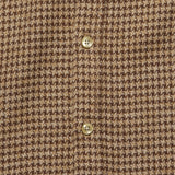 Pied Poule Shirt - Brown - Portuguese Flannel - STAG Provisions - Tops - L/S Woven - Other Pattern