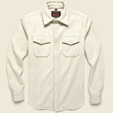 CPO Wool Shirt - Oatmeal - Schott - STAG Provisions - Tops - L/S Woven - Overshirt