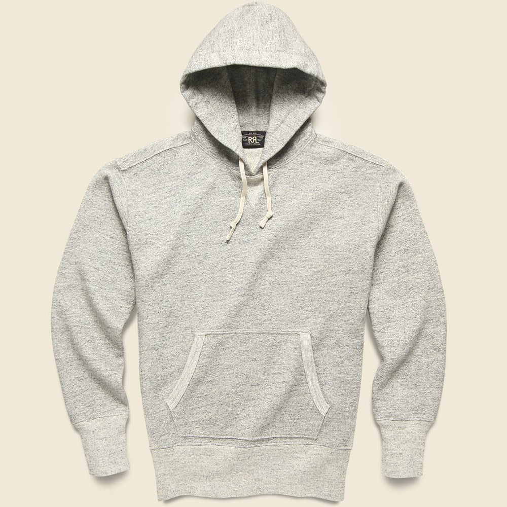 Fleece Hoodie - Grey Heather - RRL - STAG Provisions - Tops - Fleece / Sweatshirt