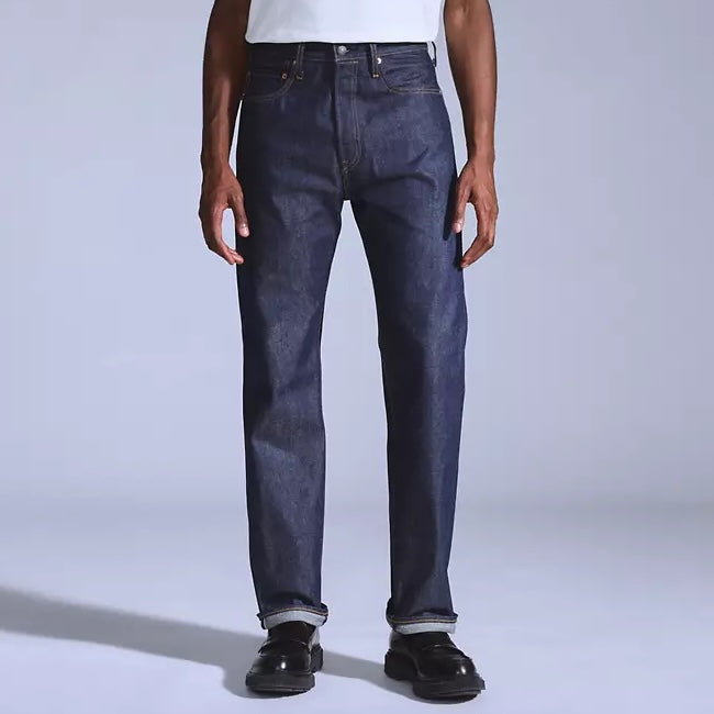 1980s 501 Straight Jean - Dark Rinse - Levis Blue Tab - STAG Provisions - Pants - Denim