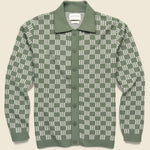 Zig Criss Cross Cardigan - Green - Far Afield - STAG Provisions - Tops - Sweater