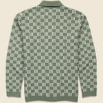 Zig Criss Cross Cardigan - Green - Far Afield - STAG Provisions - Tops - Sweater