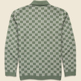 Zig Criss Cross Cardigan - Green - Far Afield - STAG Provisions - Tops - Sweater