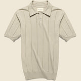 Knit Jacobs Polo - Peyote Sand - Far Afield - STAG Provisions - Tops - S/S Knit