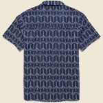 Stachio Shirt - Palm Tree Navy - Far Afield - STAG Provisions - Tops - S/S Woven - Other Pattern