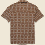 Stachio Shirt - Palm Tree Brown - Far Afield - STAG Provisions - Tops - S/S Woven - Other Pattern