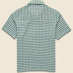 Busey Shirt - Dobby Check Green - Far Afield - STAG Provisions - Tops - S/S Woven - Plaid