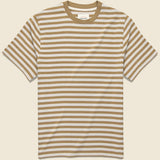 Breton Stripe Tee - Sand/Cornstalk - Far Afield - STAG Provisions - Tops - S/S Tee