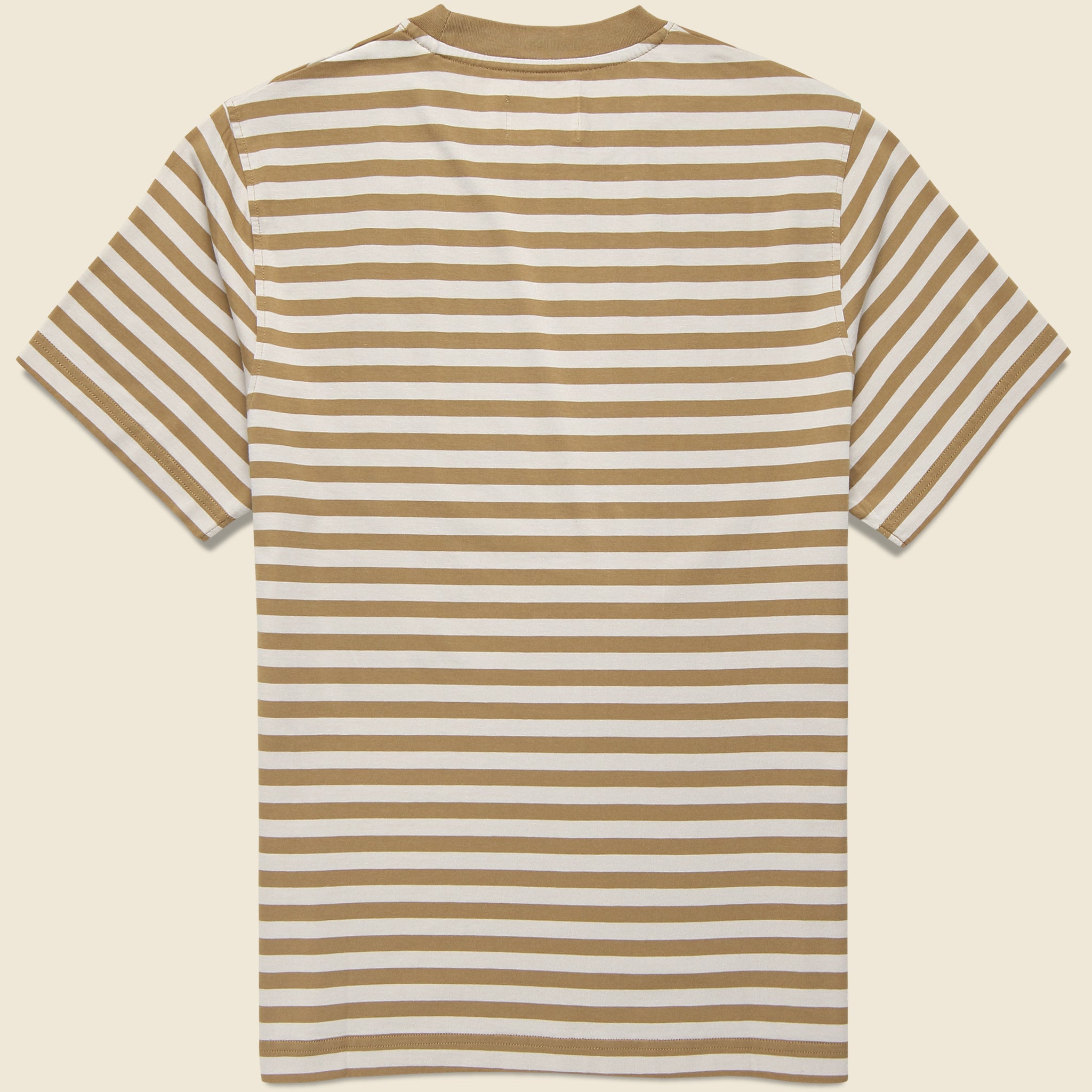 Breton Stripe Tee - Sand/Cornstalk - Far Afield - STAG Provisions - Tops - S/S Tee