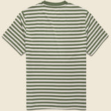 Breton Stripe Tee - Green/Sand - Far Afield - STAG Provisions - Tops - S/S Tee