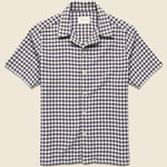 Busey Shirt - White Dobby Check - Far Afield - STAG Provisions - Tops - S/S Woven - Plaid