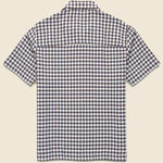 Busey Shirt - White Dobby Check - Far Afield - STAG Provisions - Tops - S/S Woven - Plaid