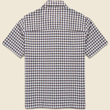Busey Shirt - White Dobby Check - Far Afield - STAG Provisions - Tops - S/S Woven - Plaid