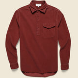 Popover Cord Shirt - Dark Currant - Alex Mill - STAG Provisions - Tops - L/S Woven - Corduroy
