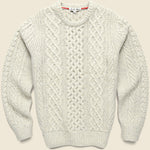Donegal Fisherman Sweater - Oatmeal - Alex Mill - STAG Provisions - Tops - Sweater