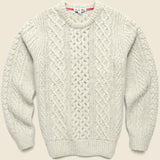 Donegal Fisherman Sweater - Oatmeal - Alex Mill - STAG Provisions - Tops - Sweater