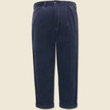 Corduroy Pleated Pant - Navy - Alex Mill - STAG Provisions - Pants - Corduroy
