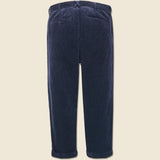 Corduroy Pleated Pant - Navy - Alex Mill - STAG Provisions - Pants - Corduroy