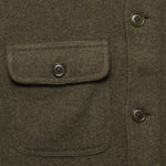 Boiled Wool Work Jacket - Heather Olive - Alex Mill - STAG Provisions - Outerwear - Coat / Jacket