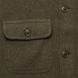 Boiled Wool Work Jacket - Heather Olive - Alex Mill - STAG Provisions - Outerwear - Coat / Jacket