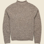Tweed Roll Neck Sweater - Marled Cedar - Alex Mill - STAG Provisions - Tops - Sweater