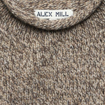 Tweed Roll Neck Sweater - Marled Cedar - Alex Mill - STAG Provisions - Tops - Sweater