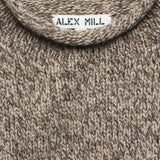Tweed Roll Neck Sweater - Marled Cedar - Alex Mill - STAG Provisions - Tops - Sweater