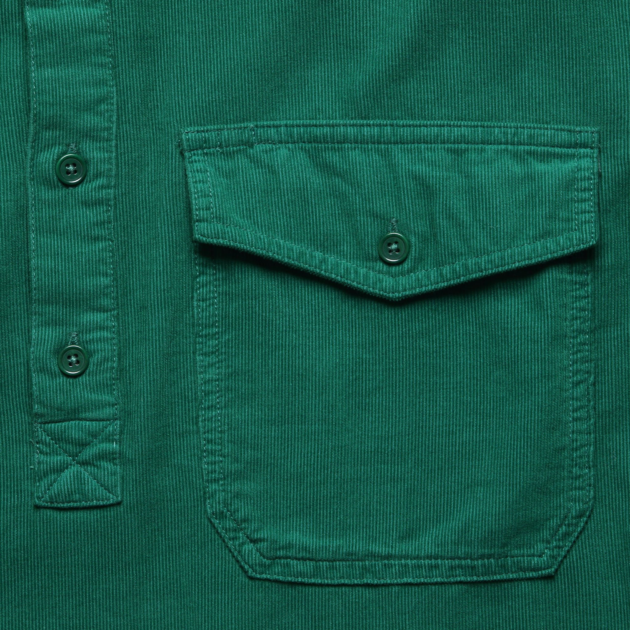 
                          Popover Cord Shirt - Kelly Green - Alex Mill - STAG Provisions - Tops - L/S Woven - Corduroy
                        