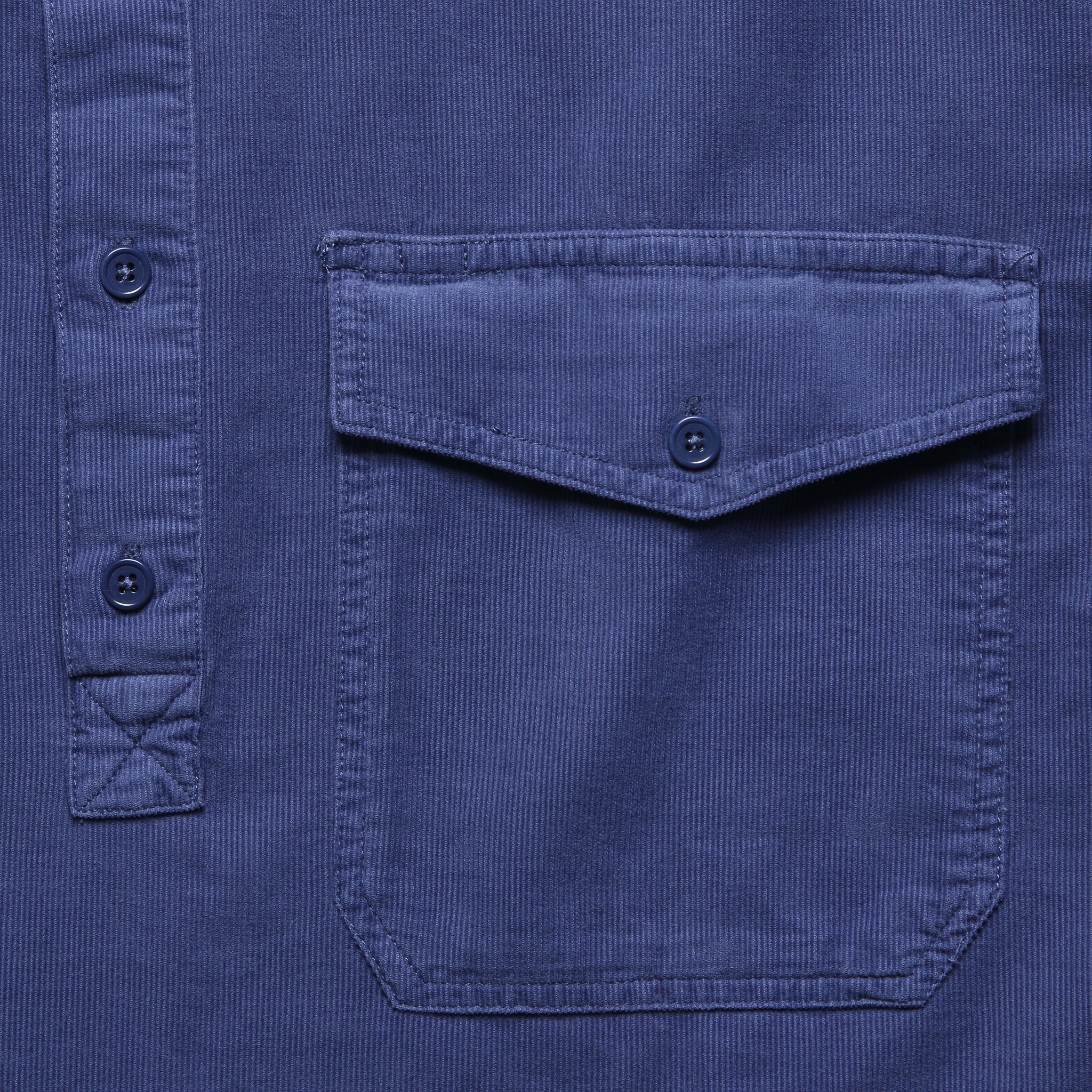 Popover Cord Shirt - Iris - Alex Mill - STAG Provisions - Tops - L/S Woven - Corduroy