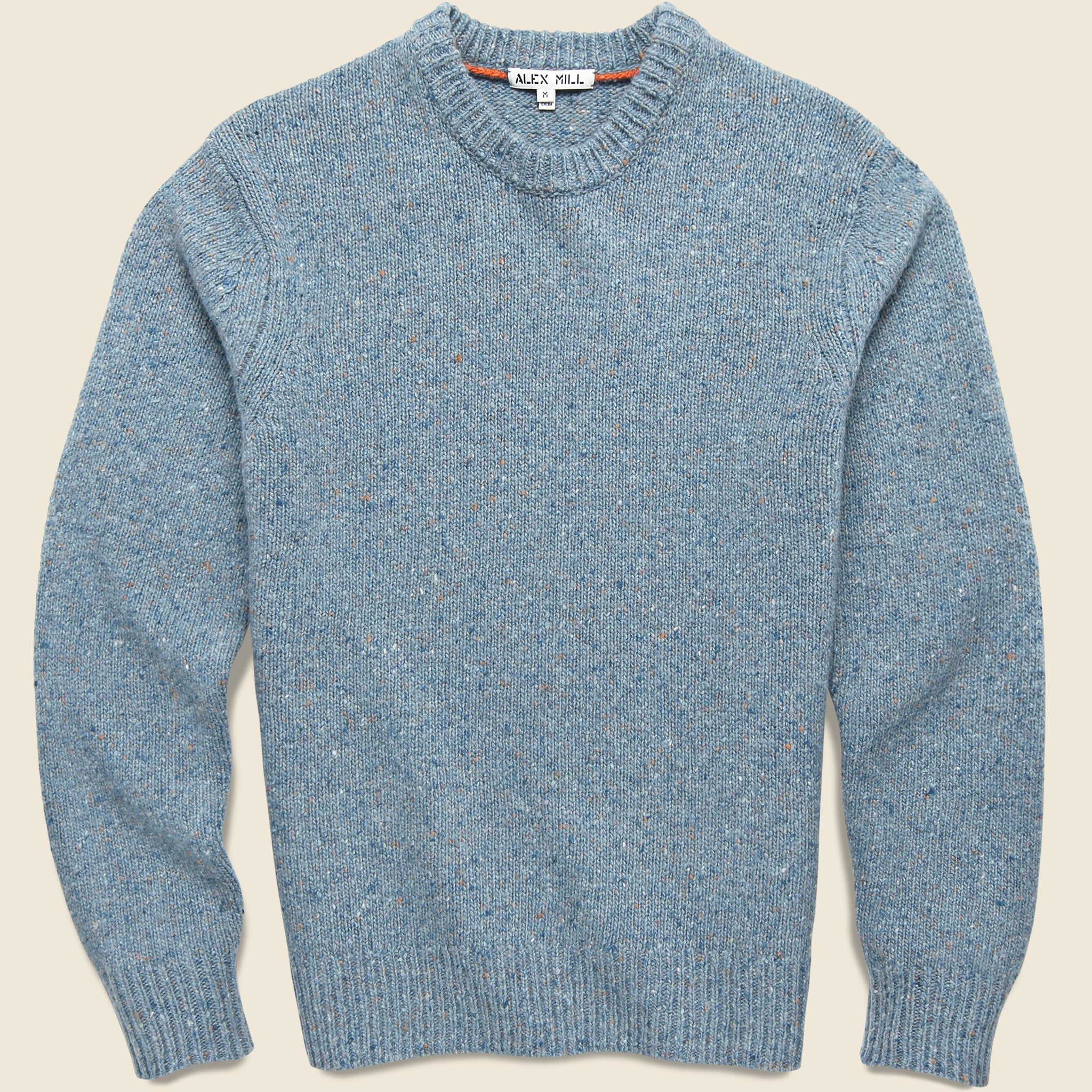 Donegal Wool Sweater - Sea Mist