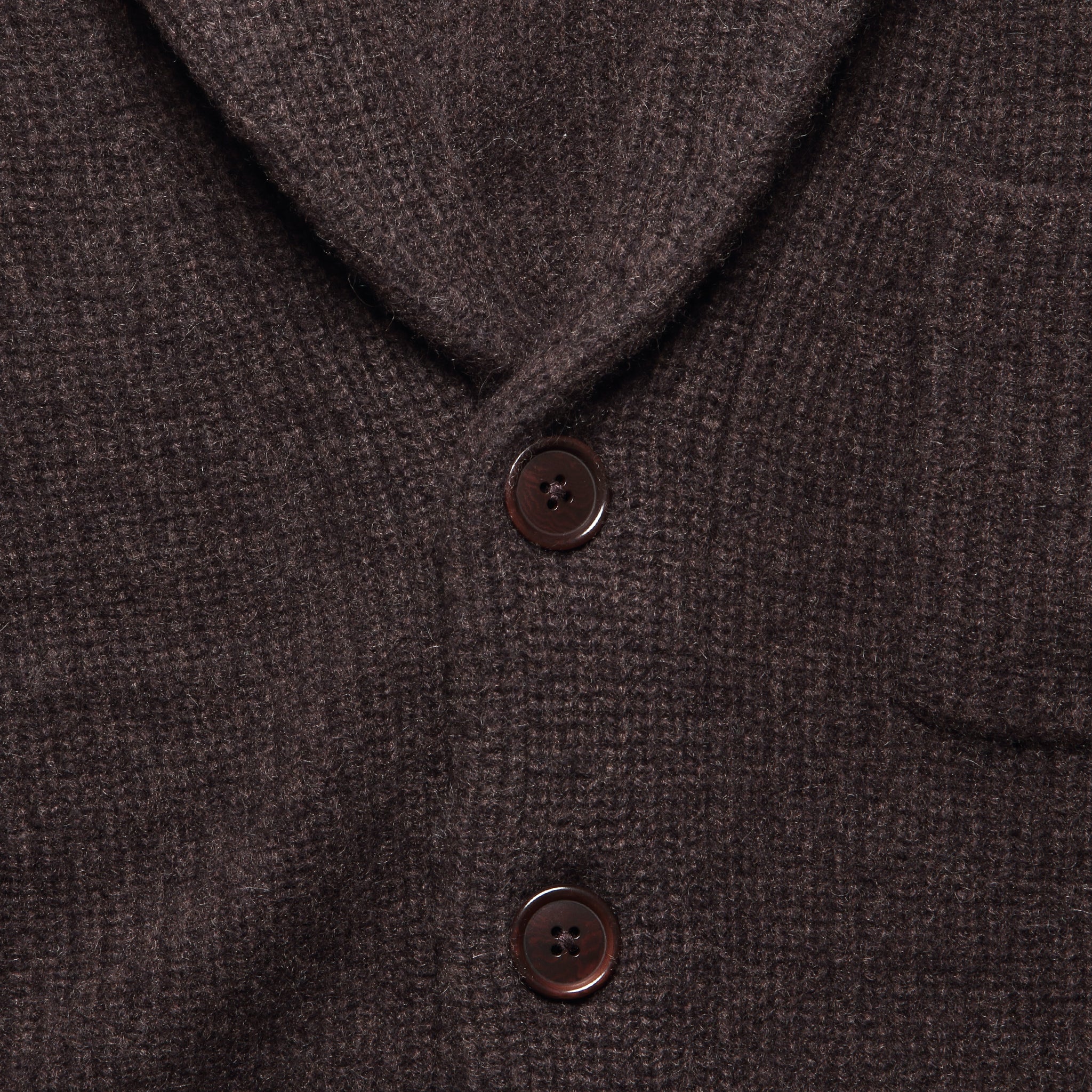 
                          Shawl Collar Cashmere Sweater - Compost
                        