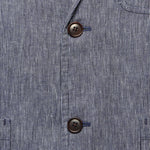 Striped Cotton Linen Mercer Blazer - Navy/Blue/Ivory - Alex Mill - STAG Provisions - Suiting - Sport Coat