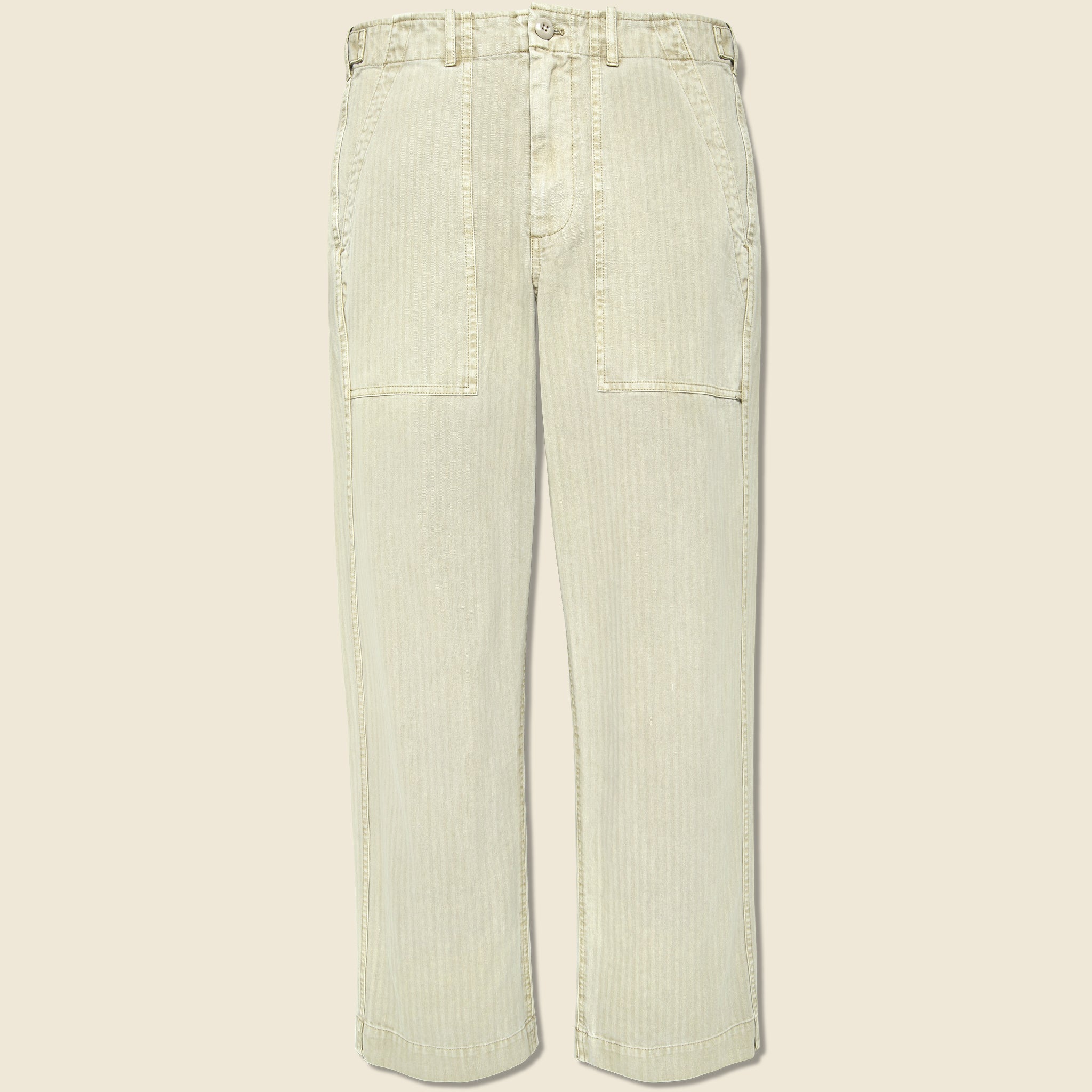Herringbone Field Pant - Stoneware - Alex Mill - STAG Provisions - Pants - Twill