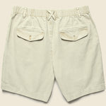 7" Herringbone Pull On Short - Stoneware - Alex Mill - STAG Provisions - Shorts - Solid