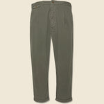Standard Pleated Chino - Olive Grey - Alex Mill - STAG Provisions - Pants - Twill