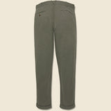 Standard Pleated Chino - Olive Grey - Alex Mill - STAG Provisions - Pants - Twill