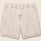 7" Herringbone Pull-On Shorts - Faded Grey - Alex Mill - STAG Provisions - Shorts - Solid
