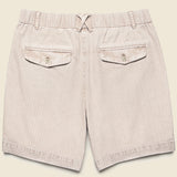 7" Herringbone Pull-On Shorts - Faded Grey - Alex Mill - STAG Provisions - Shorts - Solid